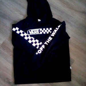 Band hoodie black and white checkered
